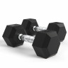 Гантели DFC гексаг. обрезиненная пара DB001-25 кг