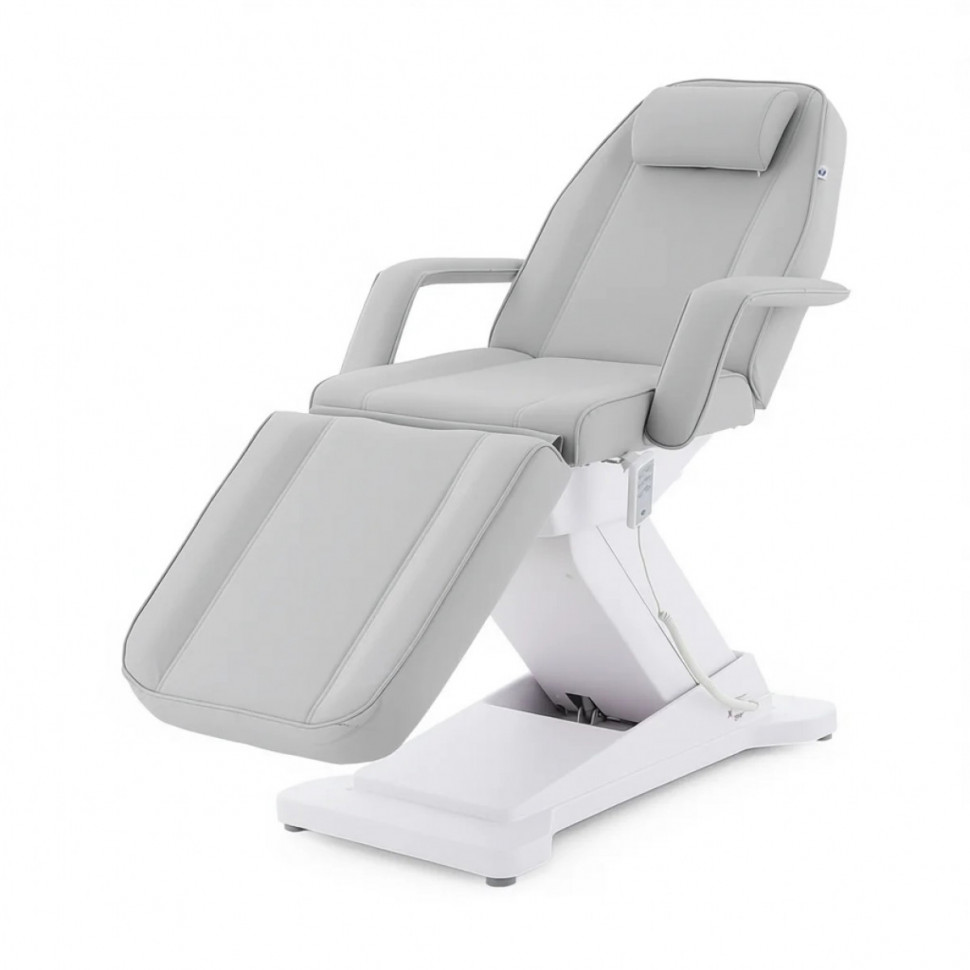 Косметологическое кресло электрическое MED-MOS ММКК-3 (КО-172Д) светло-серый