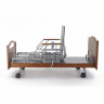Кровать для лежачих больных электрическая MED-MOS DB-2B с поворот.креслом в правую сторону (коричневый)