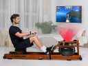 Гребной тренажер UNIXFIT Wood Rower Light
