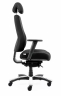 Кресло Falto-Profi DISPATCHER ORTO 02104H Fighter black 60999 (Черн каркас / Черн ткань / АЛ Крест)